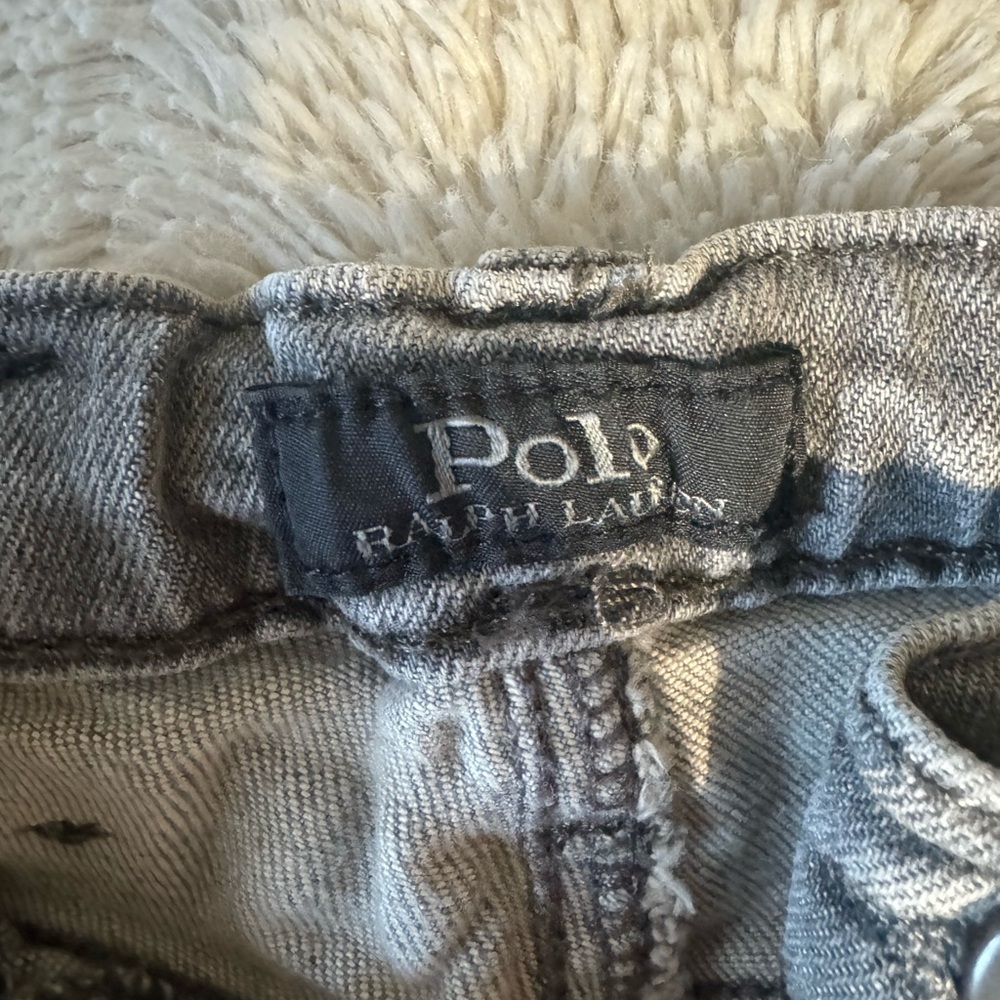 Polo by Ralph Lauren Kids Gray Jeans - Size 7 - Picture 4 of 9